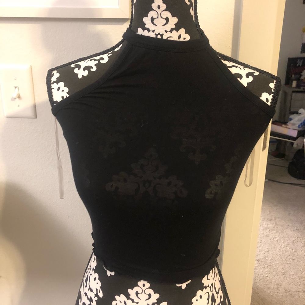 Black Crop Top